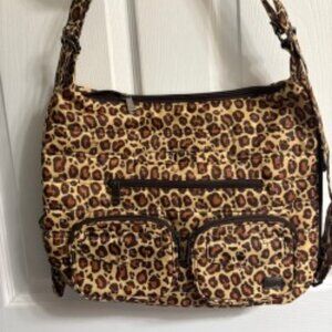 Lug-Zipliner Convertible Backpack-Leopard-NWOT